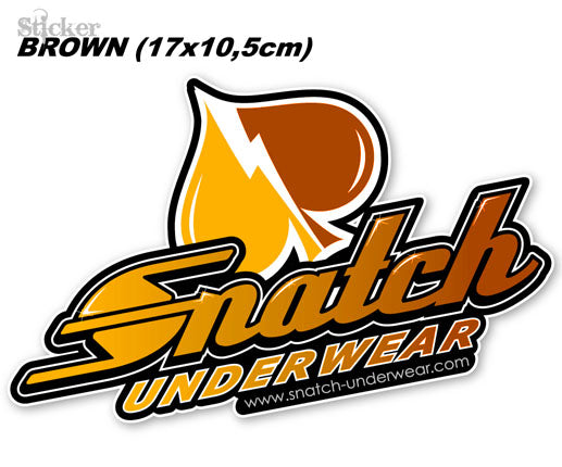 Sticker SNATCH Underwear Pique BROWN
