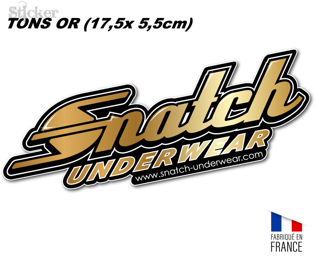Sticker SNATCH Underwear OR