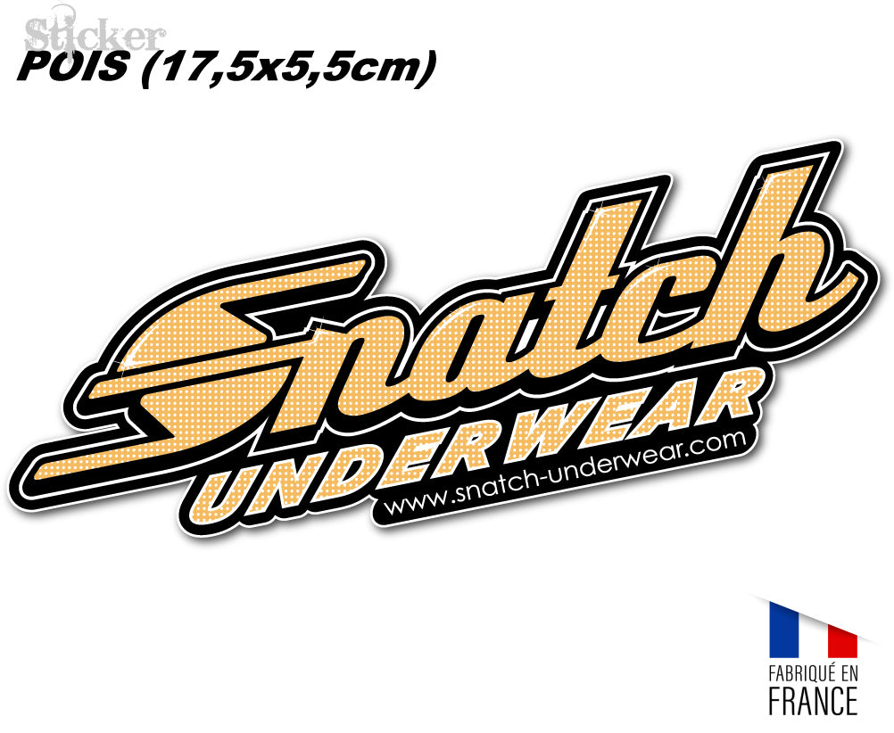 Sticker SNATCH Underwear POIS