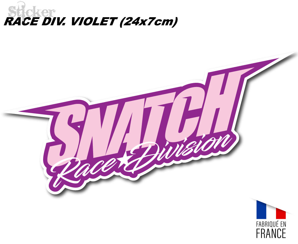 Sticker SNATCH Race Div. VIOLET