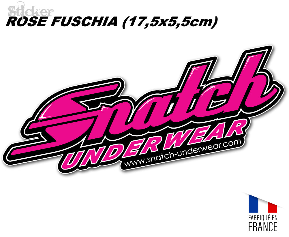 Sticker SNATCH Underwear ROSE FUSCHIA