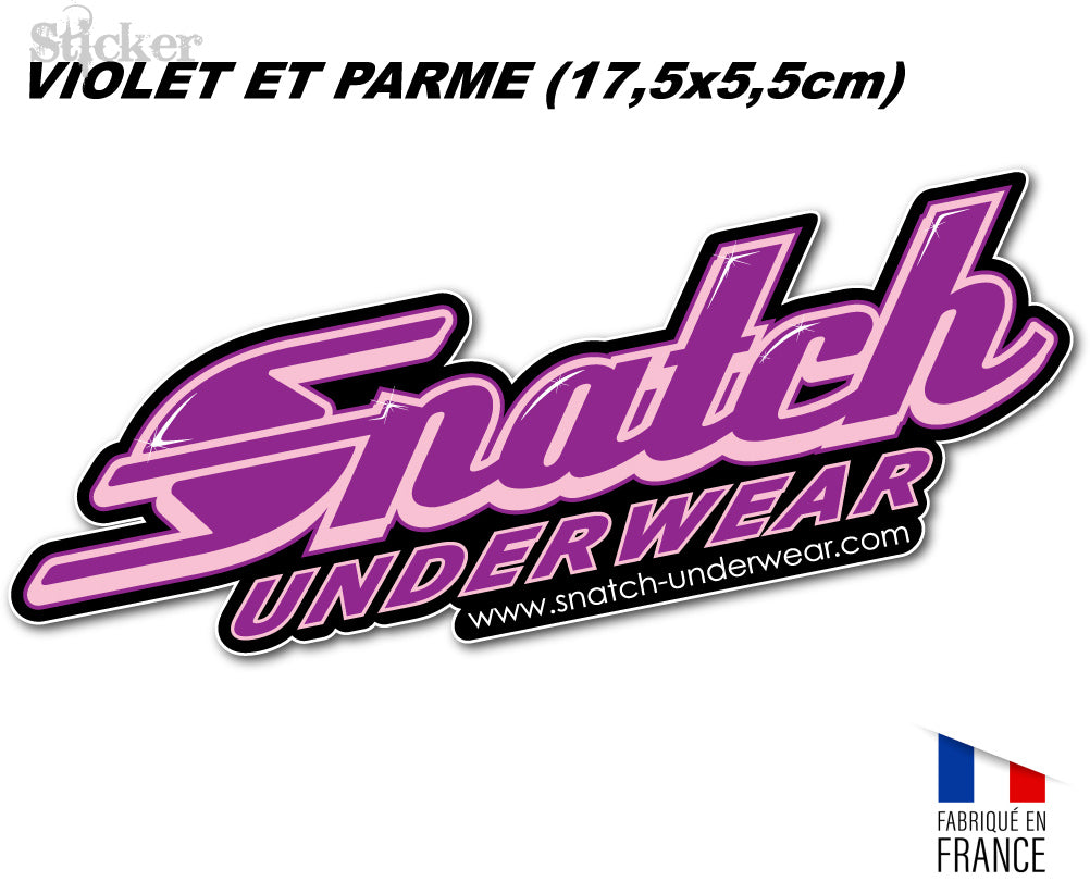 Sticker SNATCH Underwear VIOLET & PARME