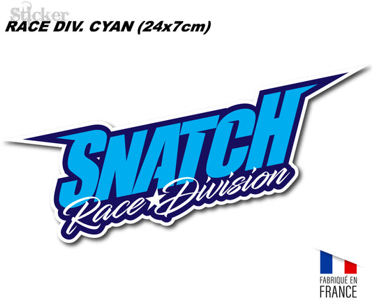 Sticker SNATCH Race Div. BLEU NAVY BLANC