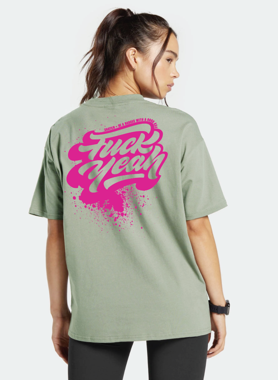 Tee-shirt Snatch femme brodé oversize F*CKYEAH