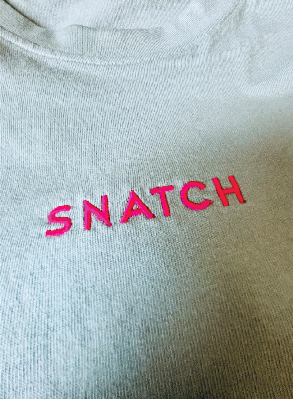 Tee-shirt Snatch homme brodé oversize F*CKYEAH