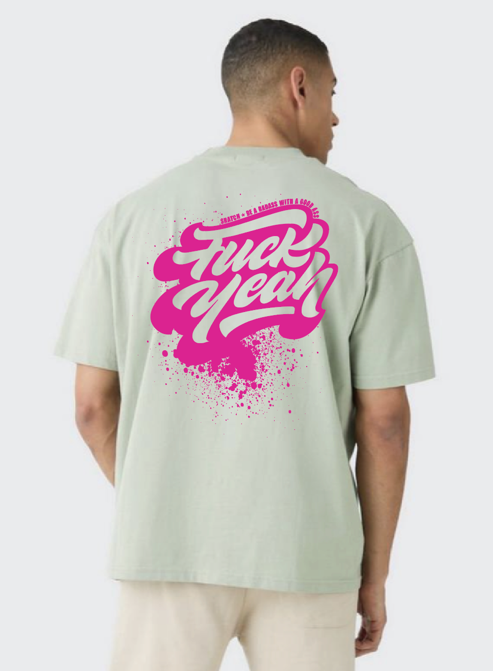 Tee-shirt Snatch homme brodé oversize F*CKYEAH