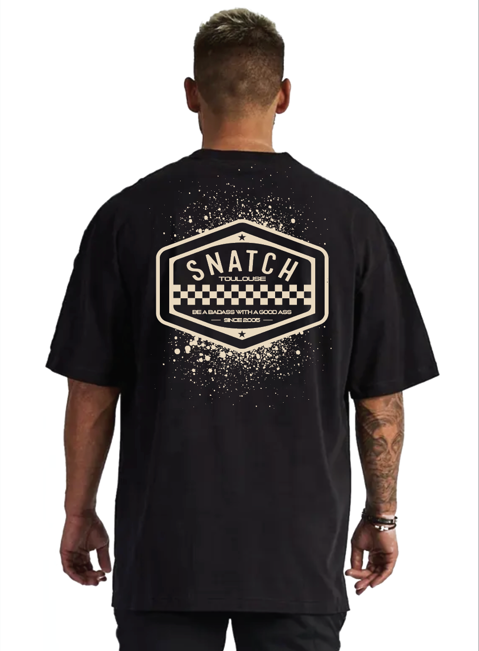 Tee-shirt Snatch homme brodé oversize SINCE